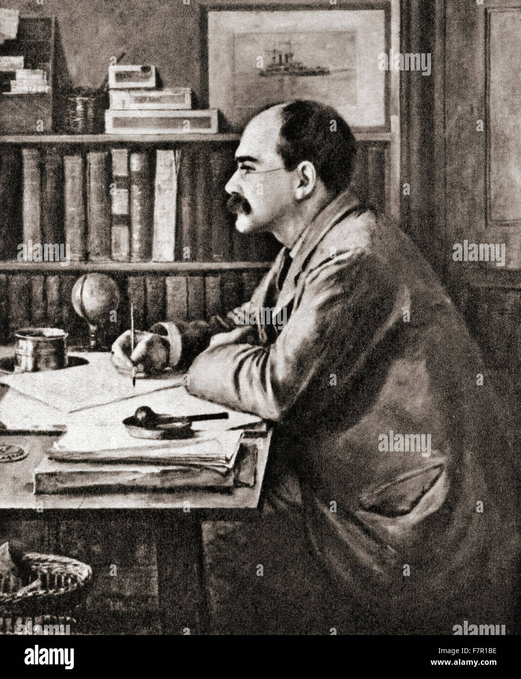 Joseph Rudyard Kipling, 1865 - 1936. Inglés escritor de cuentos, poeta y  novelista. Después de la pintura por Sir Philip Burne-Jones Fotografía de  stock - Alamy