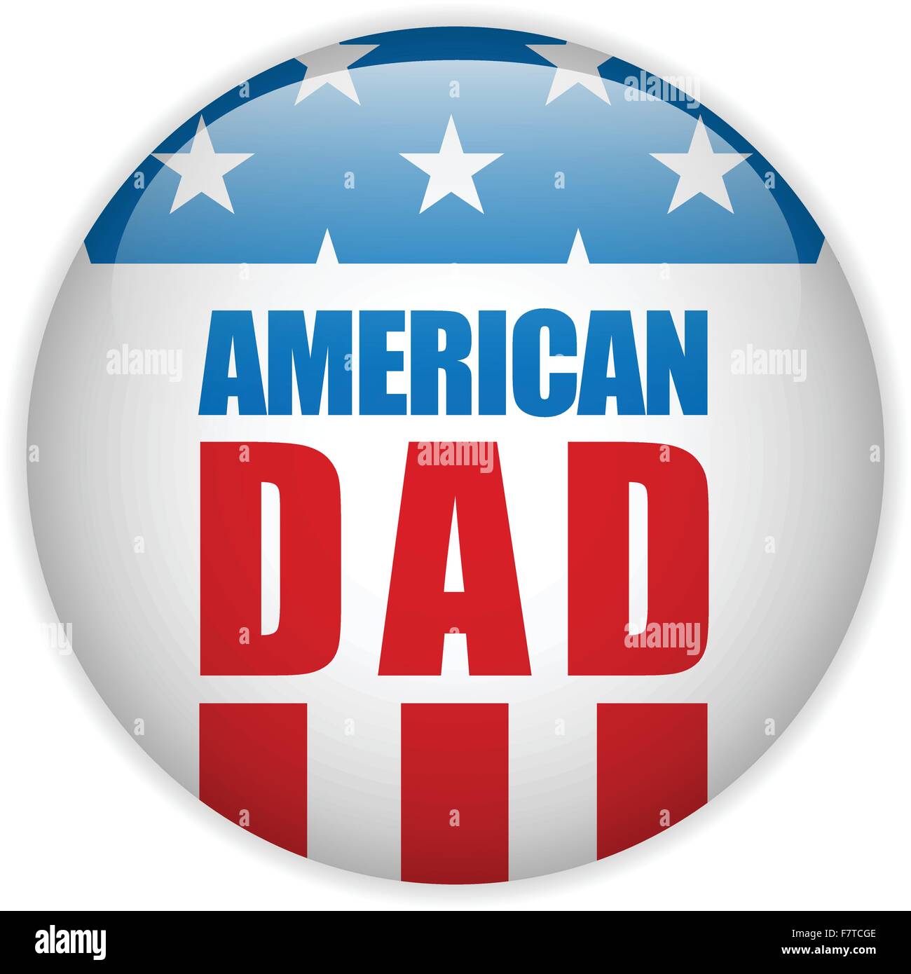 Feliz Día del Padre papá americano USA Imagen Vector de stock - Alamy