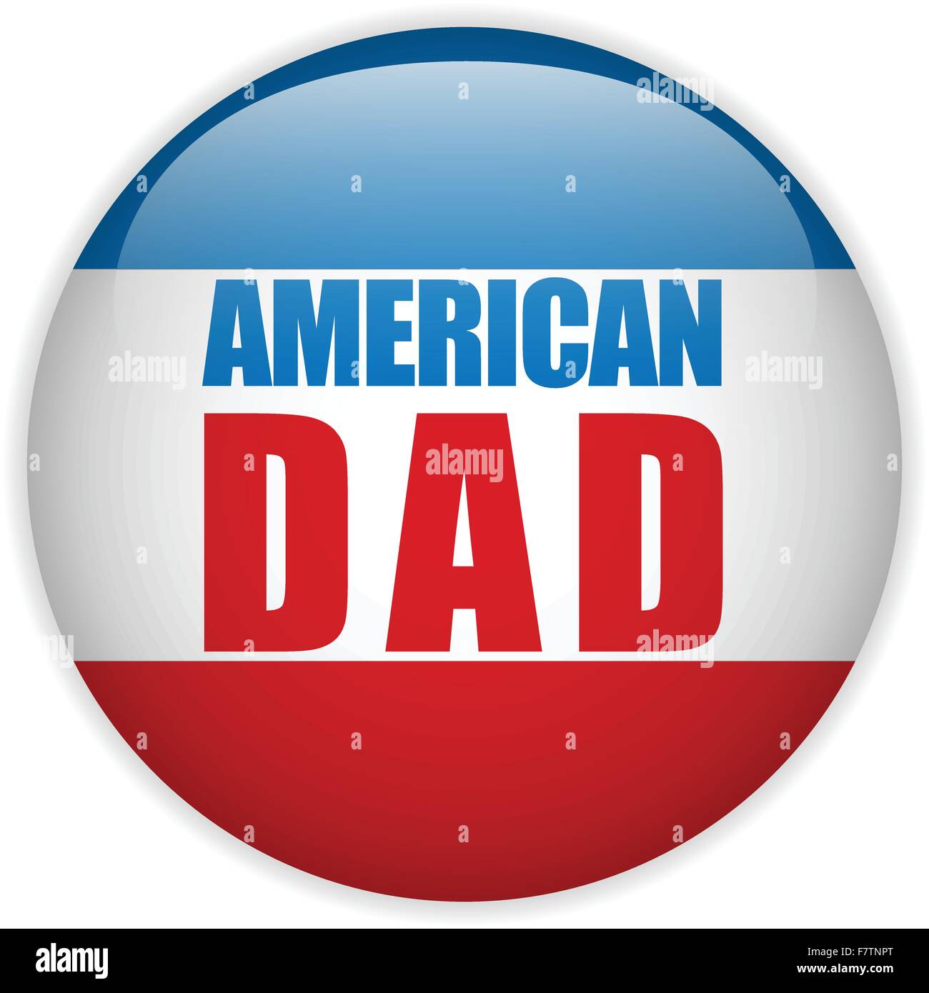 Feliz Día del Padre papá americano USA Imagen Vector de stock - Alamy