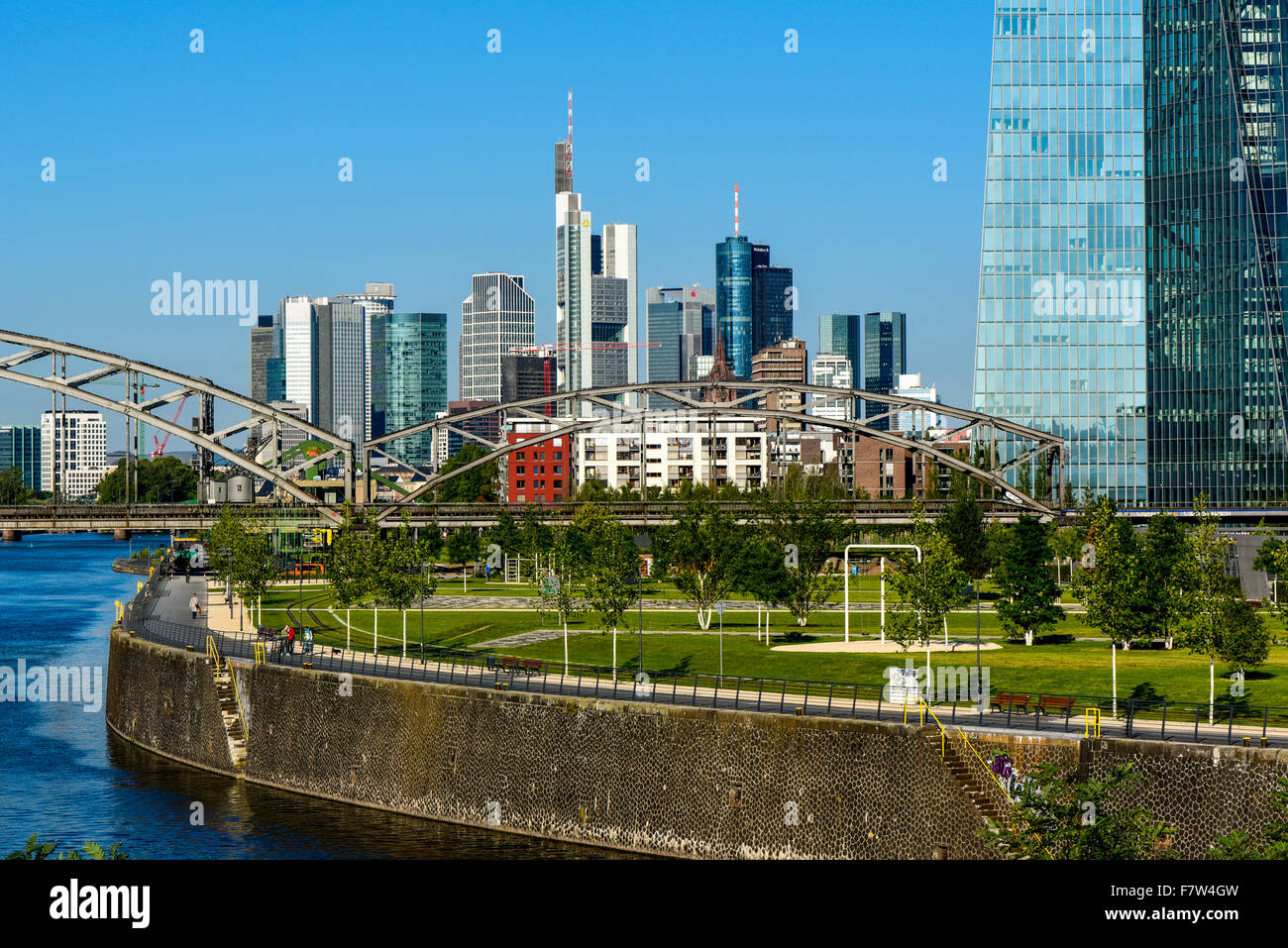 Bce, Banco Central Europeo, Frankfurt, Alemania Foto de stock