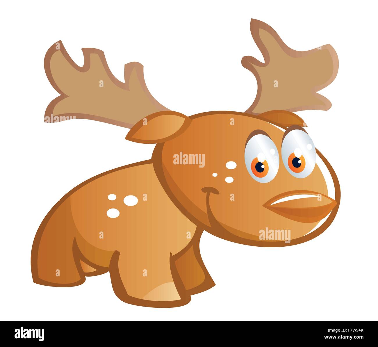Baby Deer Cartoon Imagen Vector De Stock Alamy