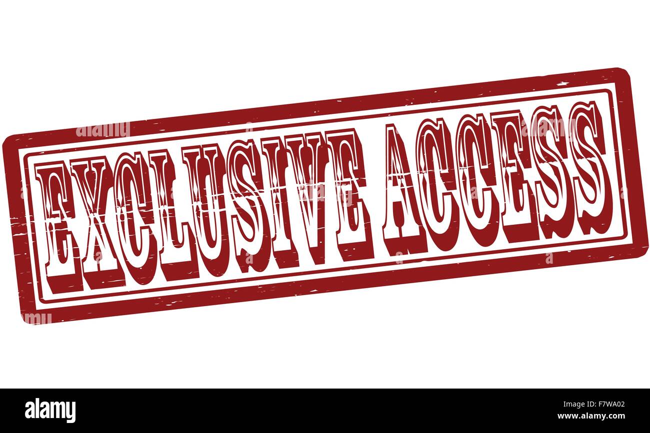 Acceso exclusivo