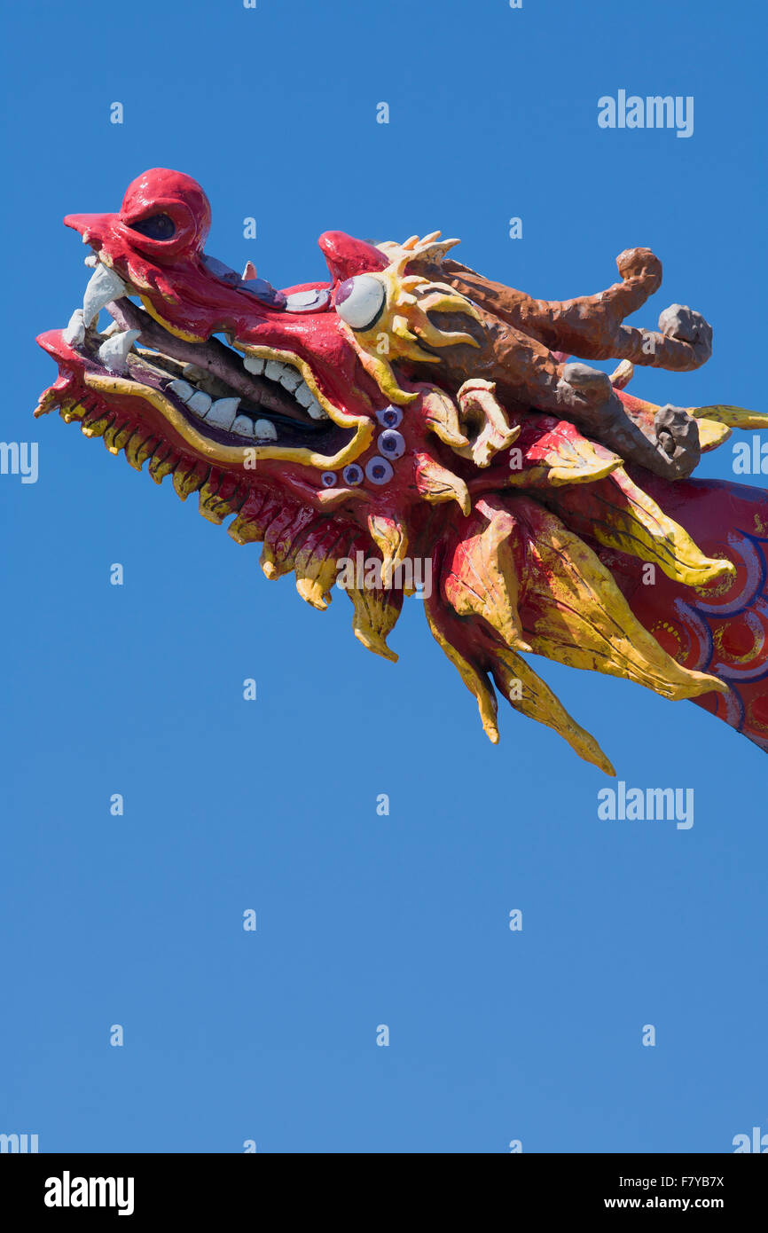 Dragon, Chinatown, el Distrito Internacional, Seattle, Washington, Estados Unidos Foto de stock