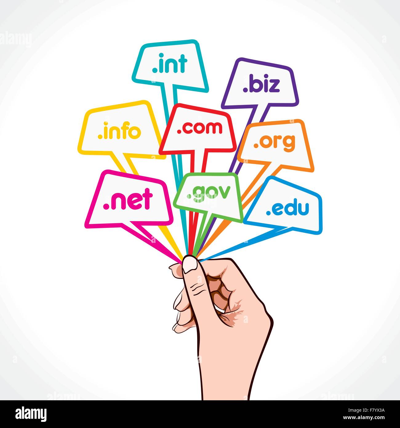 Texto Del Servidor De Nombres Im genes Vectoriales De Stock Alamy