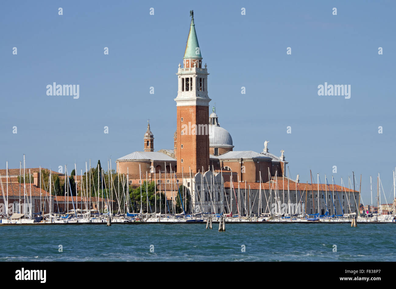 San Giorgio Maggiore de Venecia Foto de stock