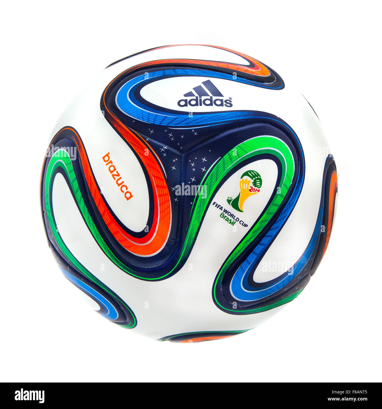 Brazuca Adidas Copa Mundial de de 2014, el diario Matchball para la Copa del Mundo de 2014 Fotografía de stock - Alamy