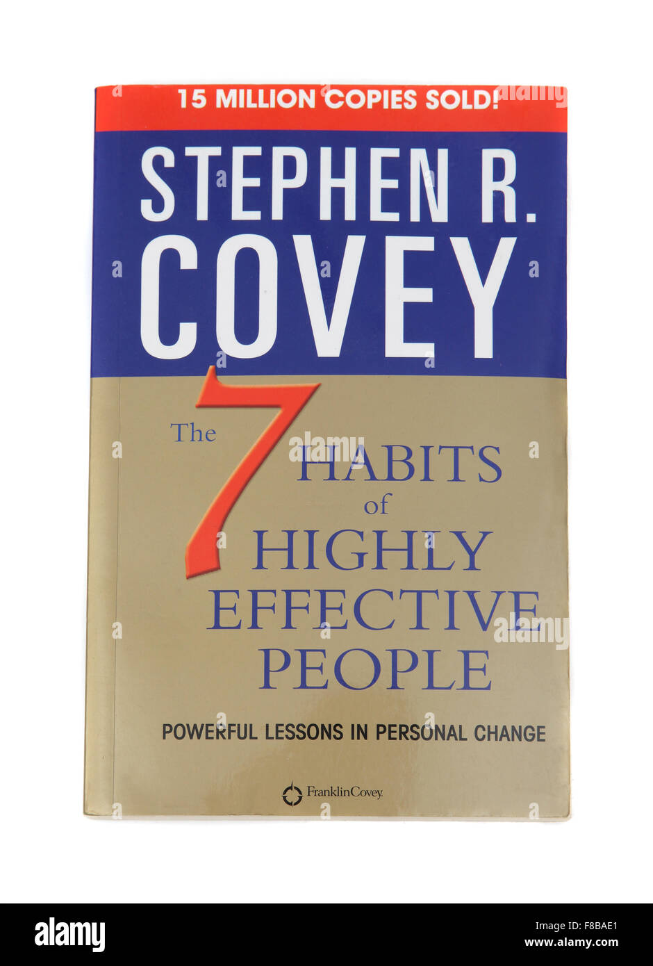 El libro - Los 7 hábitos de la gente altamente efectiva de Stephen Covey. Foto de stock