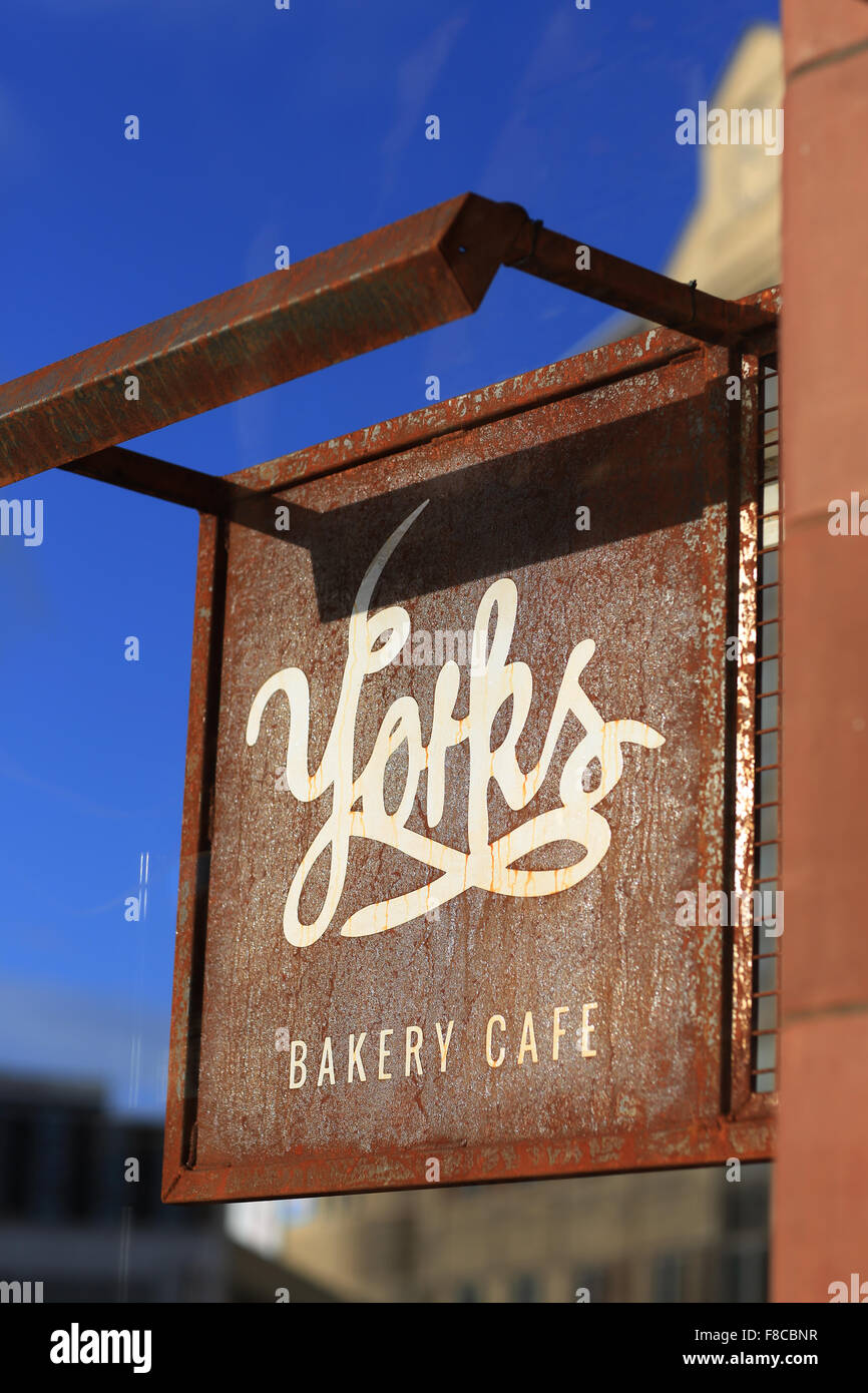 Yorks Bakery Cafe Birmingham Foto de stock