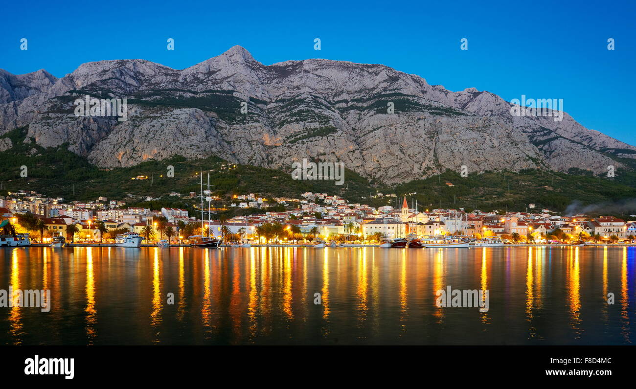 Makarska Makarska Riviera - Croacia Foto de stock