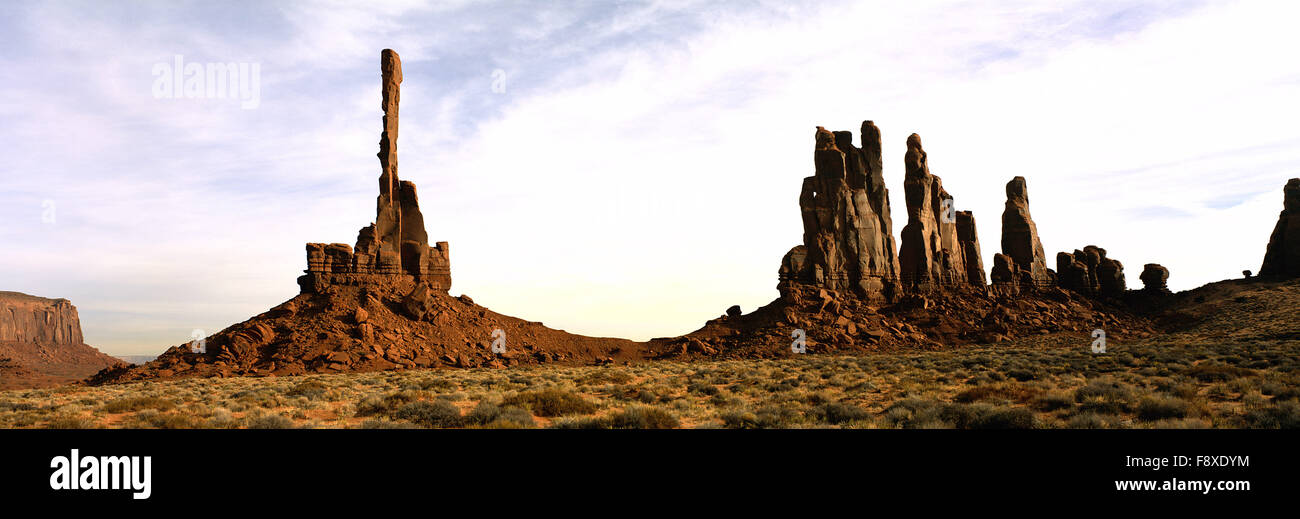 Totem Pole Monument Valley, Arizona Foto de stock