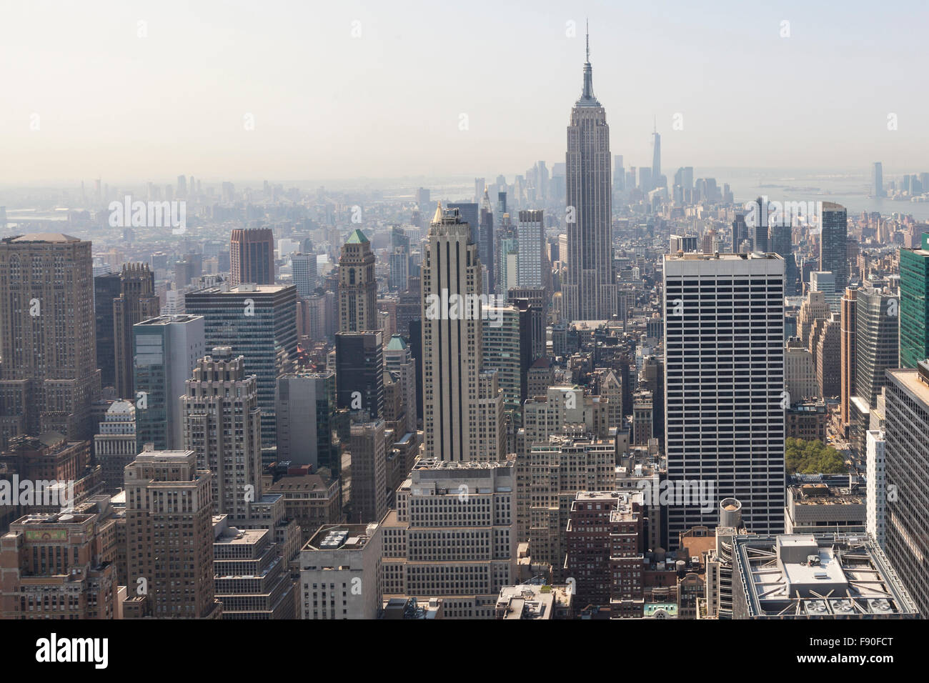 Vistas de Manhattan, Ciudad de Nueva York, Estados Unidos de América Foto de stock