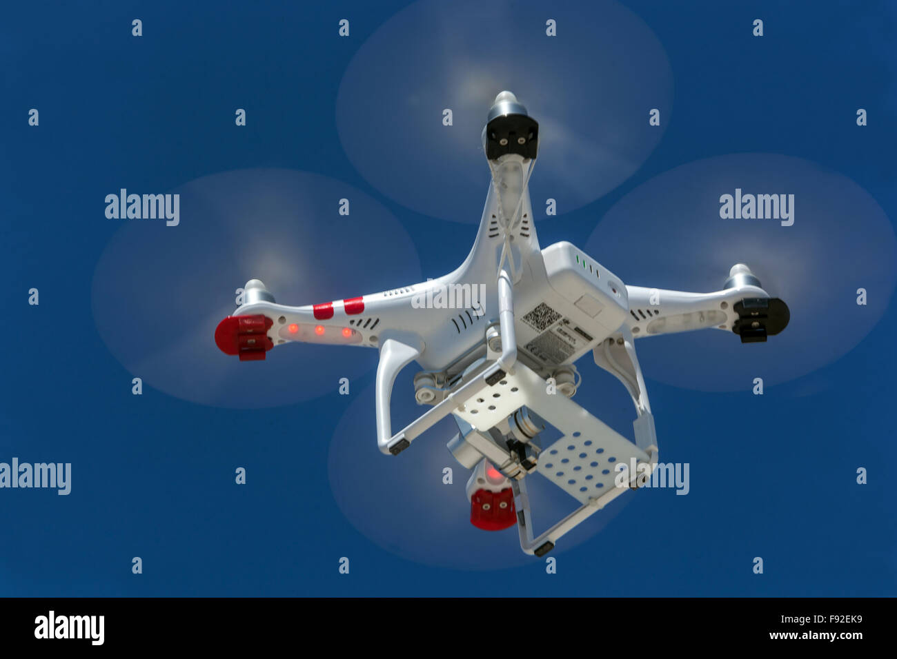 Flying drone Foto de stock