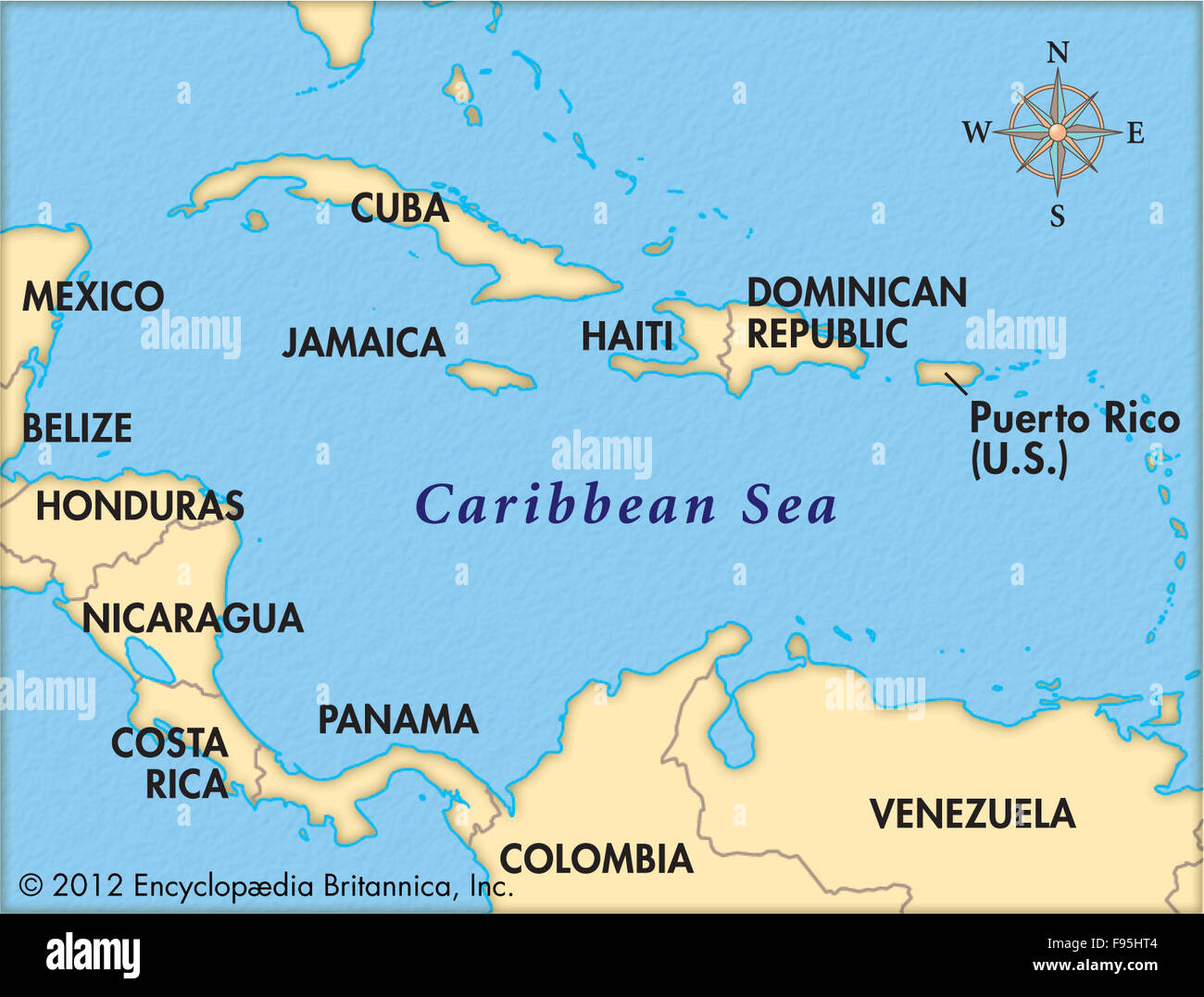 El mar caribe mapas cartografia geografia fotografías e imágenes de alta resolución Alamy