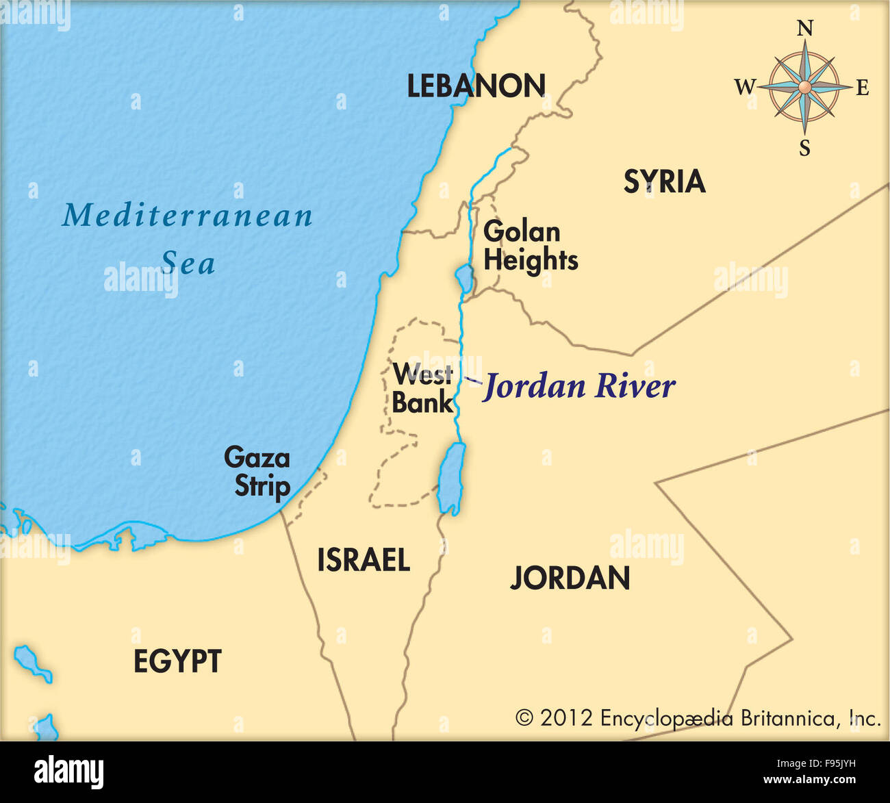 Mapa Del Río Jordania Cartografía Geografía Jordania Fotos e Imágenes de  stock - Alamy