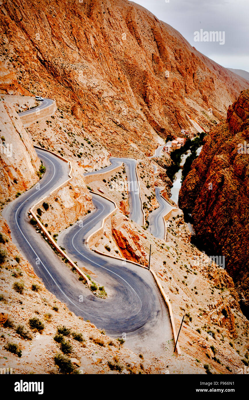 Valle del Dades, Marruecos Foto de stock