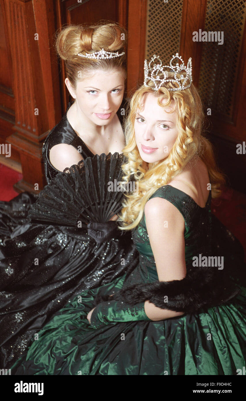 Dos princesas Foto de stock
