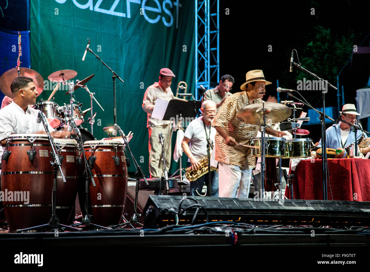 Músicos en el Heineken Jazz Festival, San Juan, Puerto Rico Fotografía de  stock - Alamy