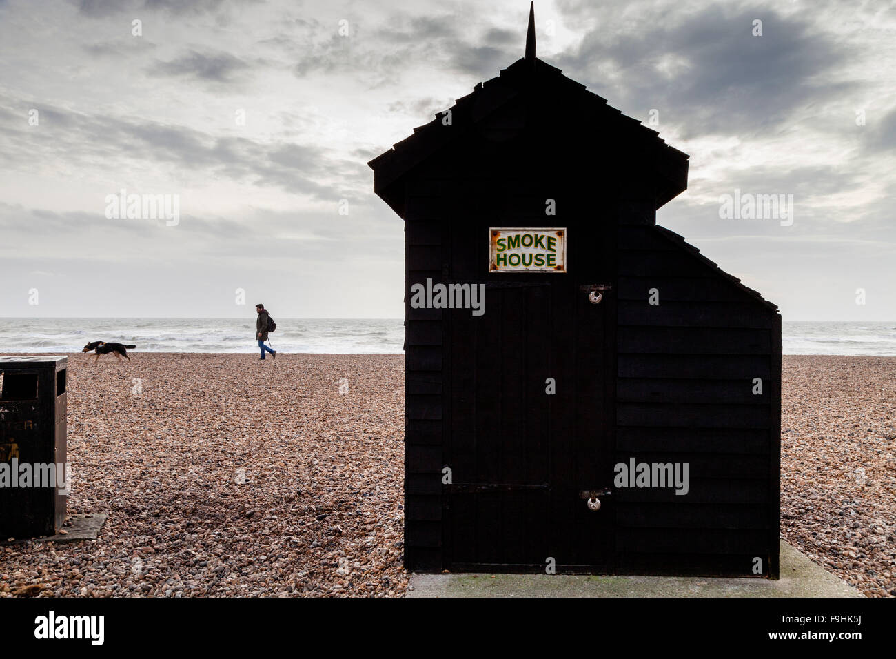 Casa de humo Pescado, Brighton, Sussex, Reino Unido Foto de stock