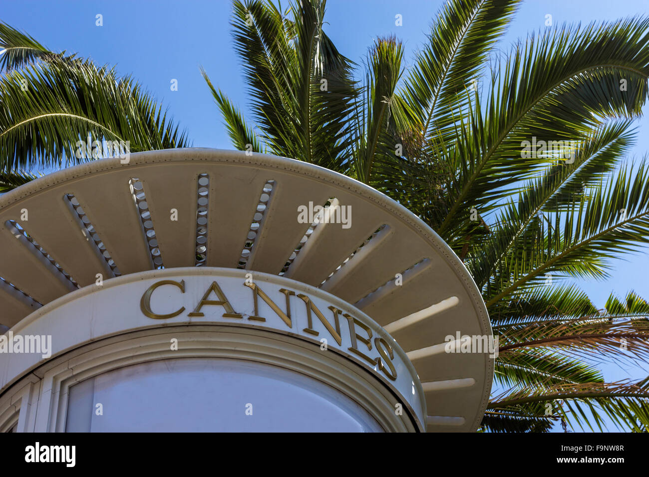 Cannes en la Riviera Francesa Foto de stock