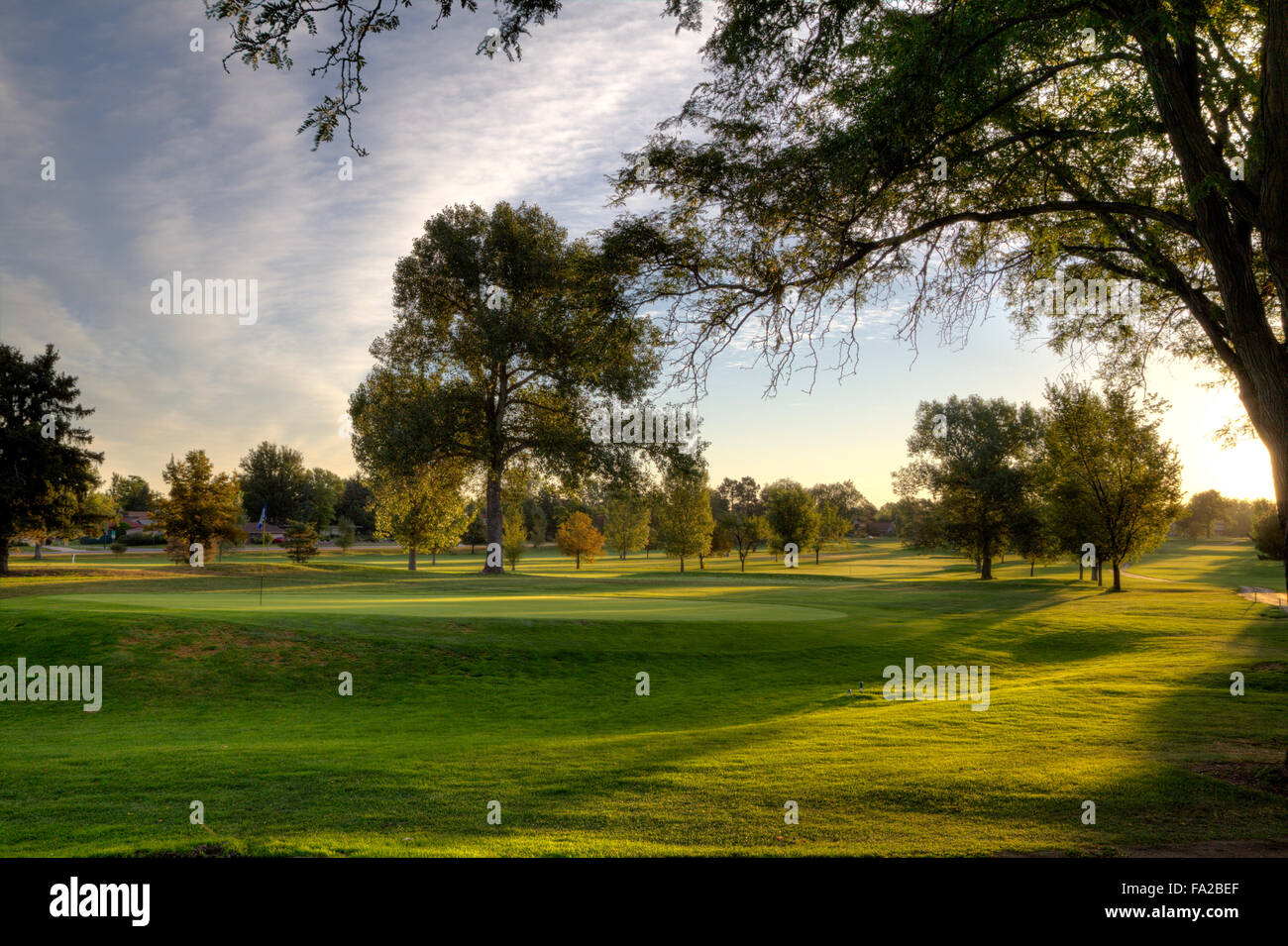 Ciudad de Denver City Park Golf Course Foto de stock