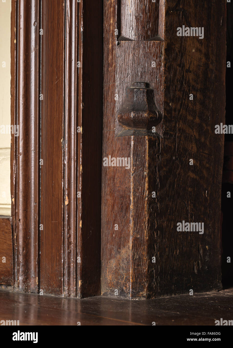 Del quicio de la puerta en la planta baja, en Ham House, Surrey Fotografía  de stock - Alamy