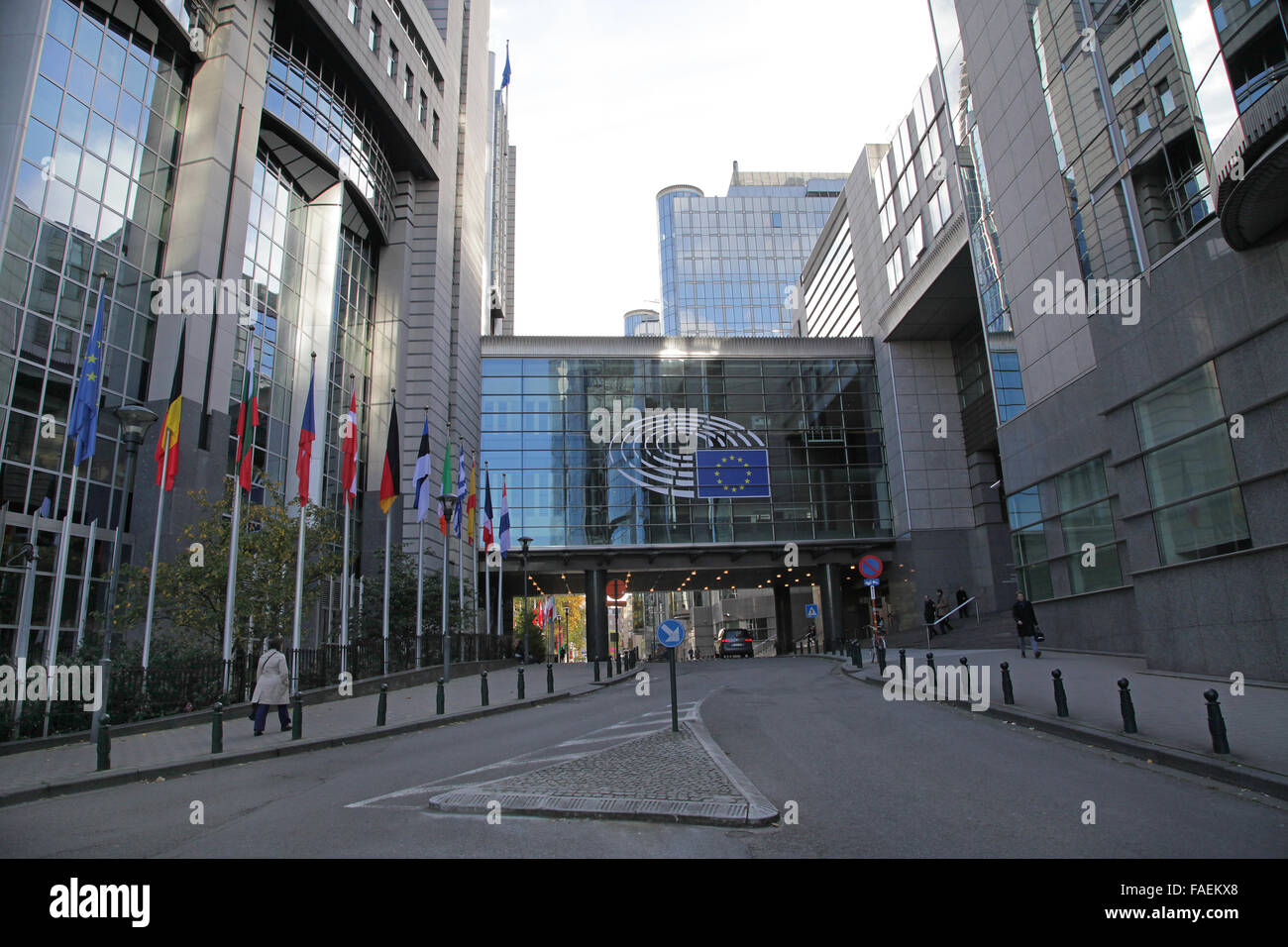 Unión Europea con sede en Bruselas, Bélgica Foto de stock