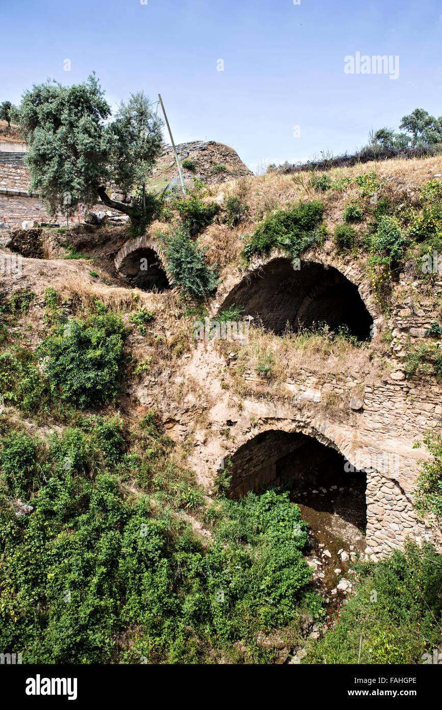 Nisa fue la antigua ciudad de Caria. Ahora, en el distrito de Aydın Sultanhisar Provincia de Turquía Foto de stock