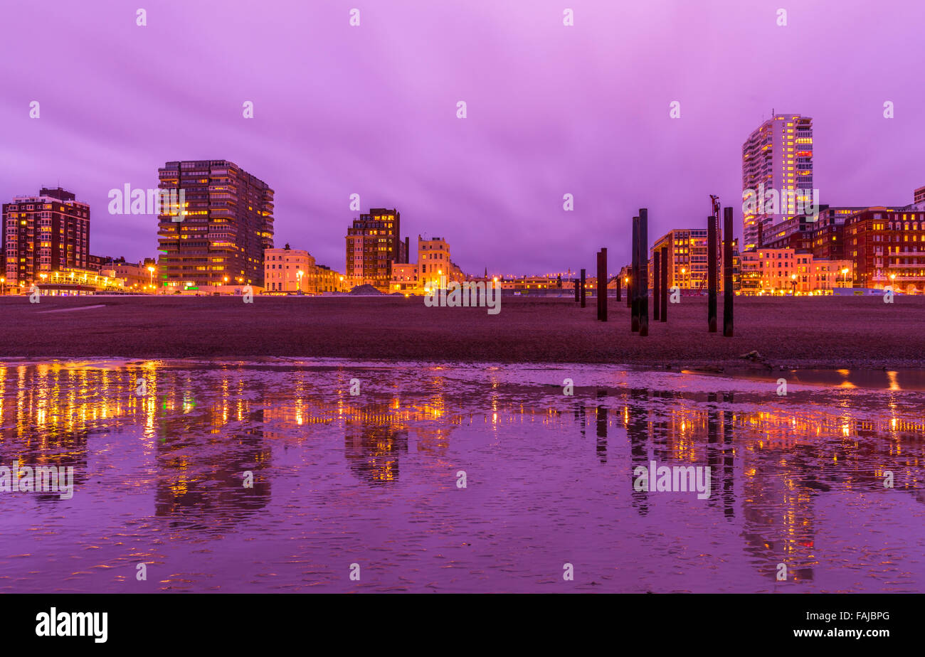 Ciudad de Hove vistas Foto de stock