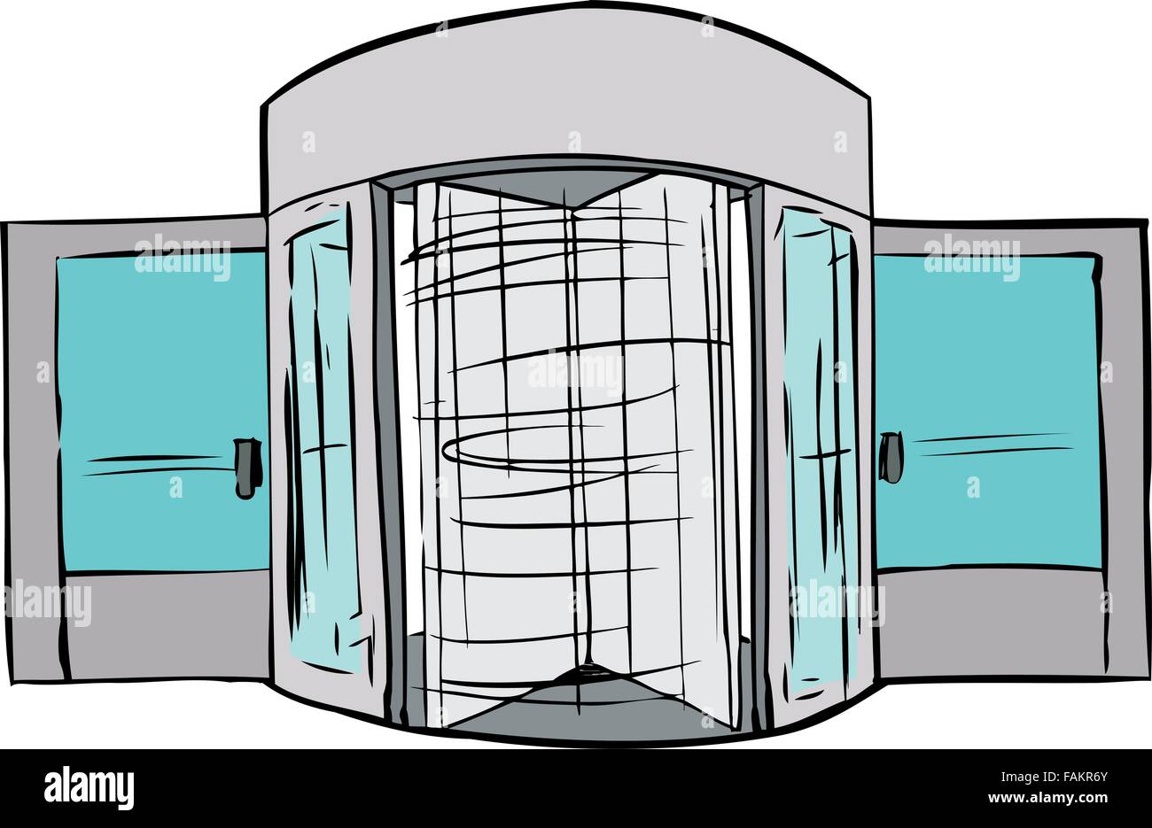 La puerta giratoria Imágenes vectoriales de stock - Alamy