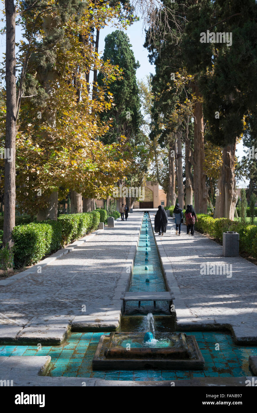 Bagh e aleta jardines persas. Kashan. Irán Foto de stock