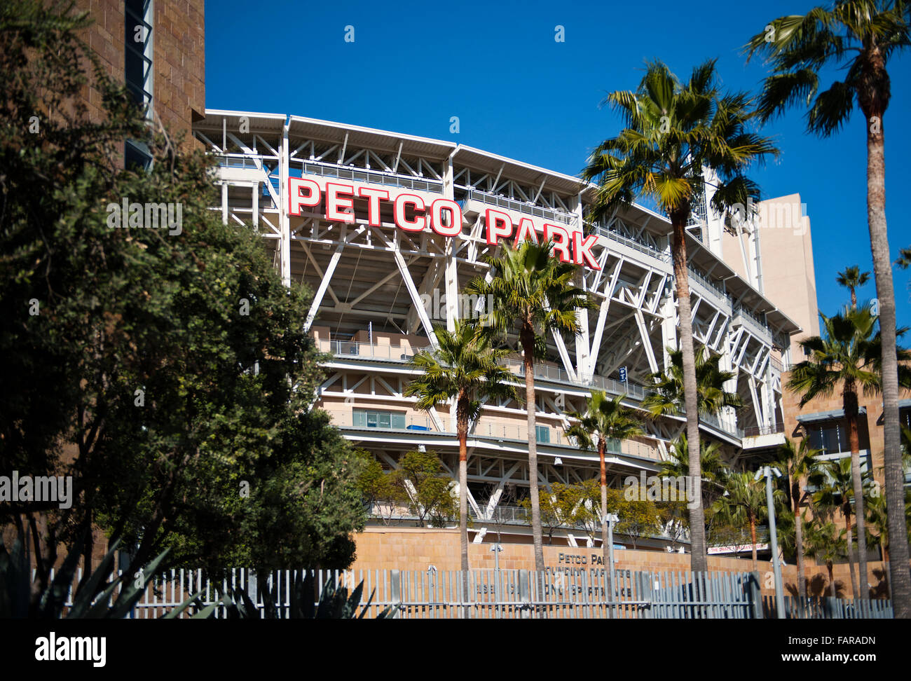 Estadio de béisbol Petco Park en el centro de San Diego, California Foto de stock