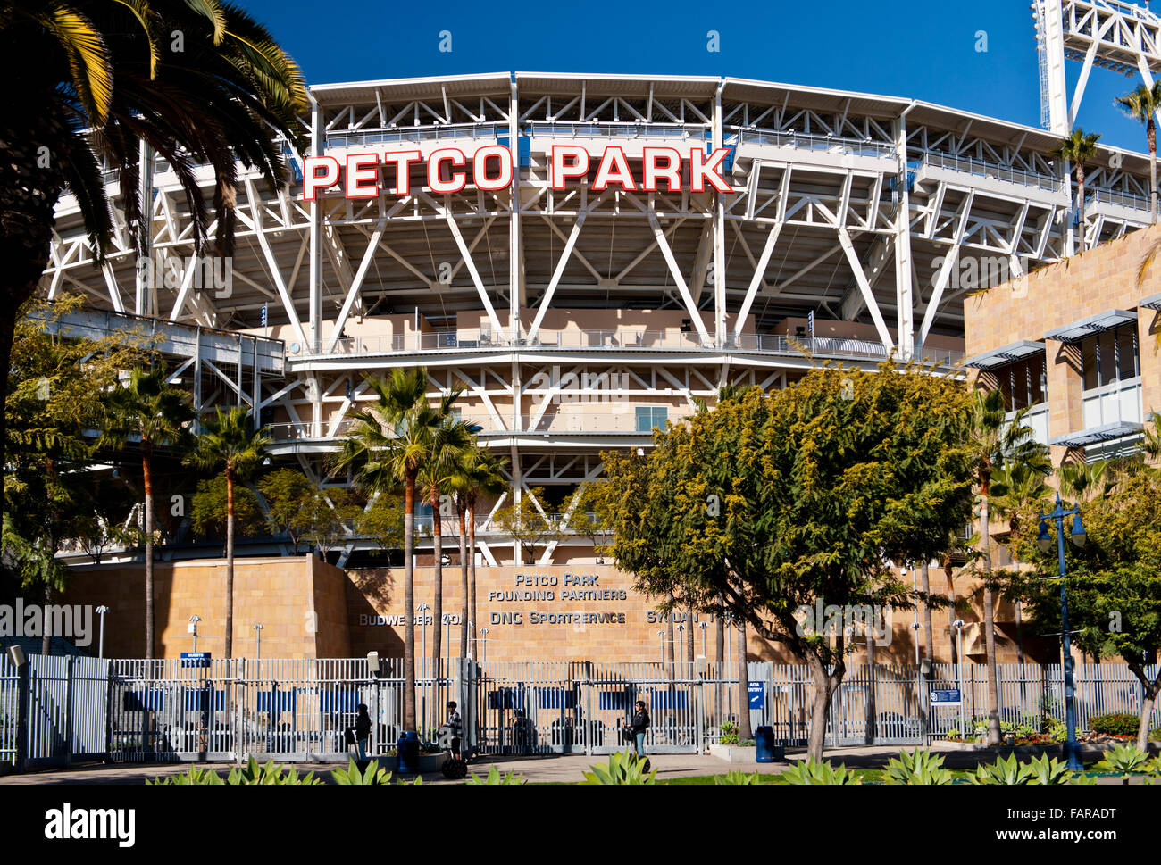 Estadio de béisbol Petco Park en el centro de San Diego, California