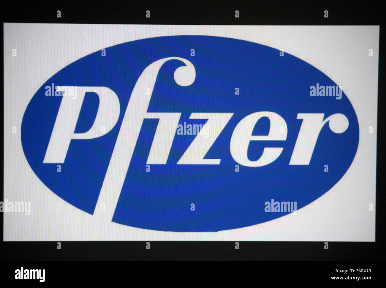 Markenname: 'Pfizer', de Berlín. Foto de stock