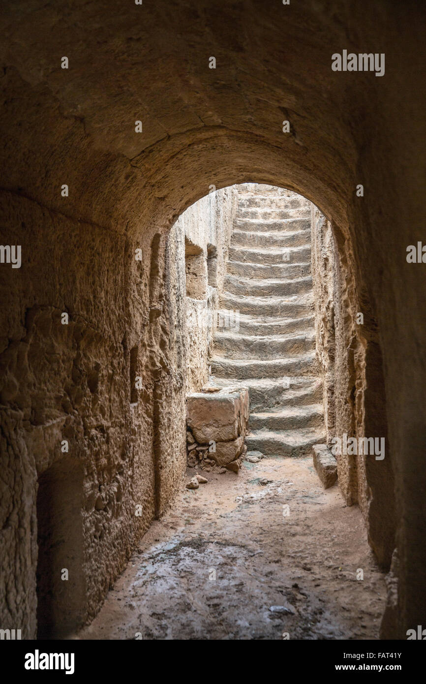 Chipre, Pafos, tumbas de los Reyes Foto de stock