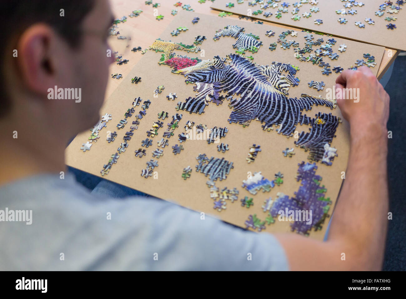 Puzzle, el rompecabezas más grande del mundo Fotografía de stock Alamy