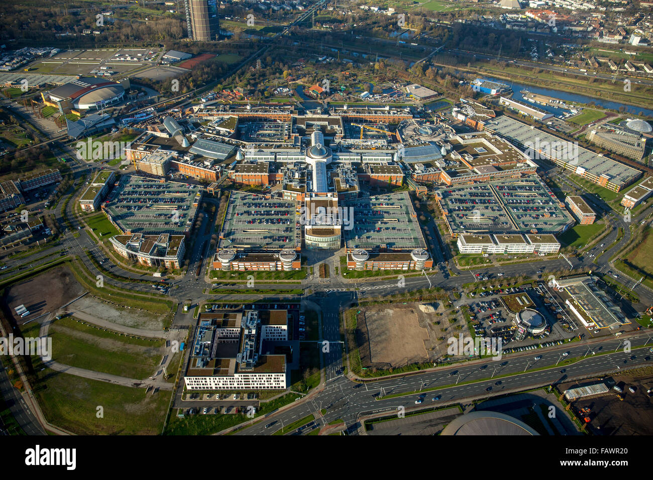 Centro comercial, Centro Oberhausen, Oberhausen, districto de Ruhr, Renania del Norte-Westfalia, Alemania Foto de stock