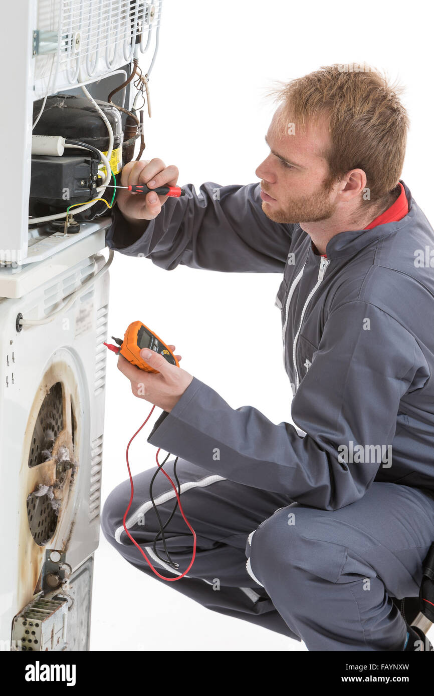 Reparador de electrodomésticos Fotografía de stock - Alamy