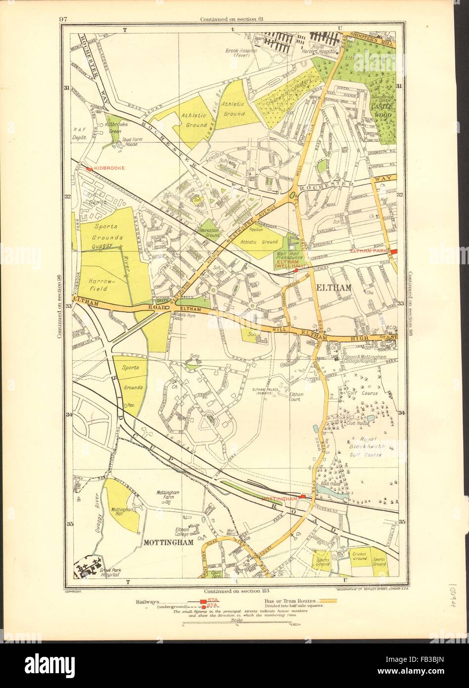 ELTHAM Mottingham, Kidbrooke, Shooter's Hill Park, bocina, Eltham Park