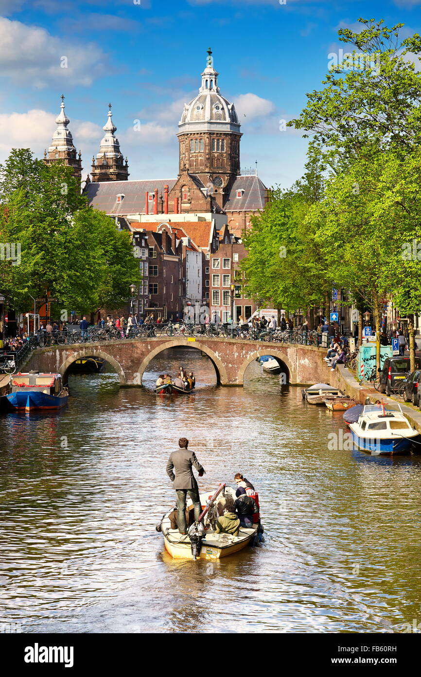 Amsterdam, Iglesia de San Nicolás - Holanda, Países Bajos Foto de stock