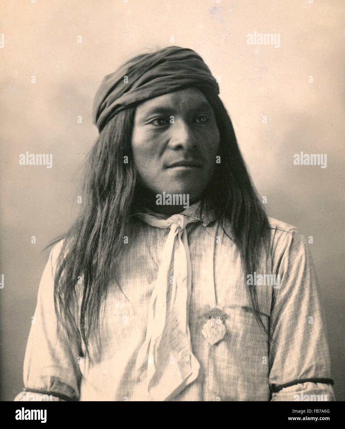 Los Indios Americanos Nativos, Mojave Apache Foto de stock