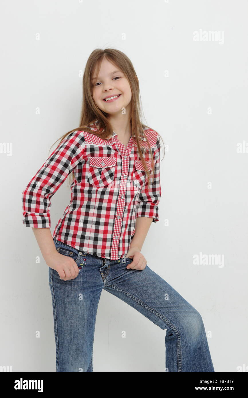 niña americana como cowgirl Fotografía de stock - Alamy