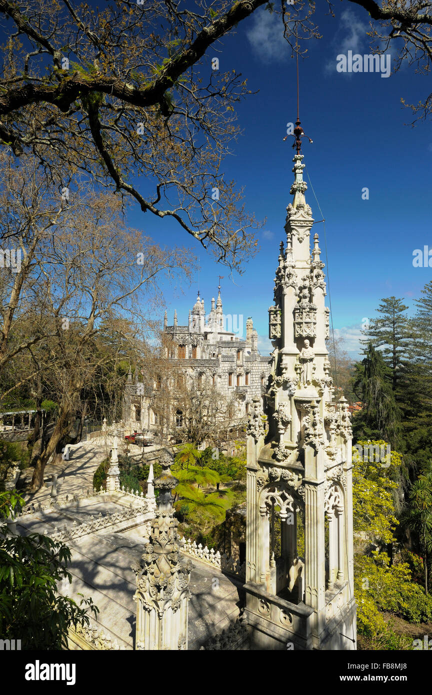 Palacio Da Regaleira Y Capela Da Santissima Trindade Quinta Da Regaleira Sintra Extremadura