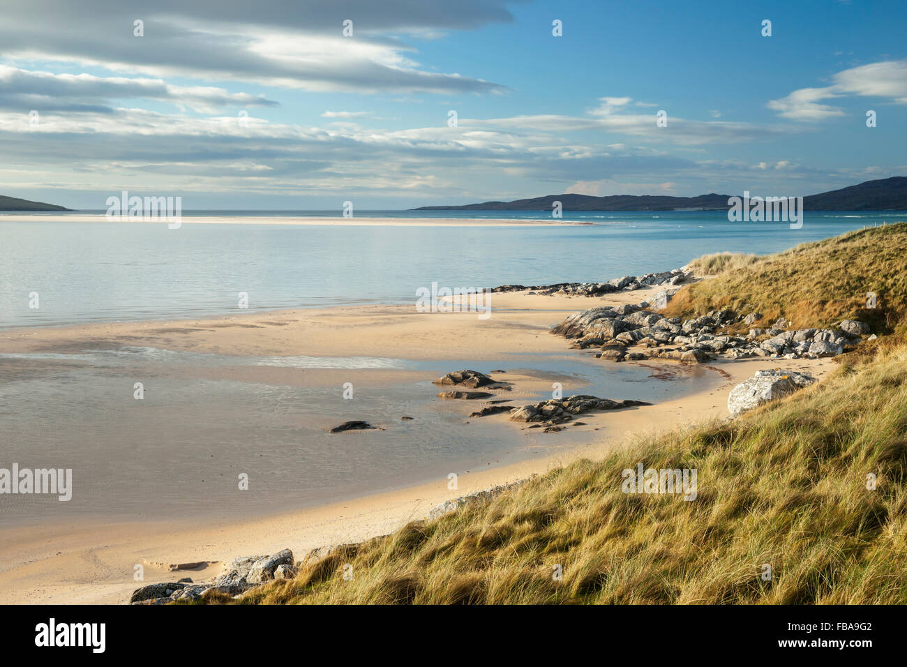 Playa Luskentire, Harris, Western Isles, Scotland, Reino Unido Foto de stock