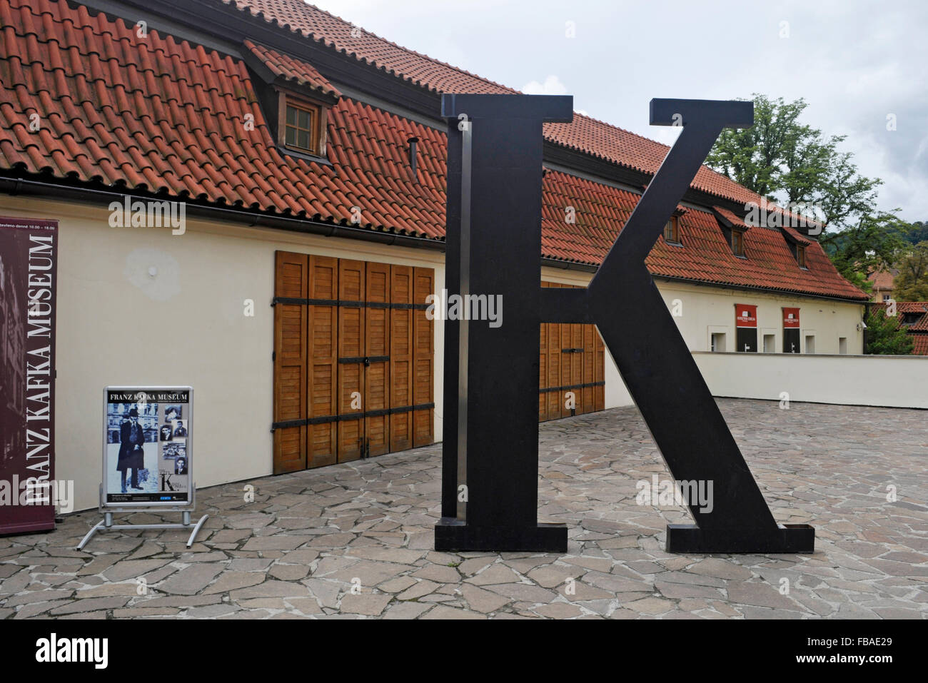 Museo de Franz Kafka, Mala Strana, Praga, República Checa Foto de stock
