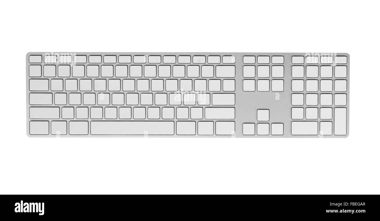 Alfabeto de las teclas del teclado Imágenes de stock en blanco y negro