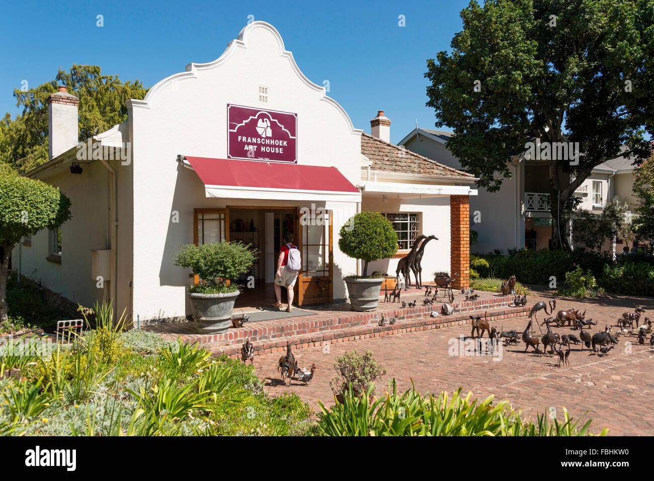 Franschhoek Art House Studio, Huguenot Rd, Franschhoek, Cape Winelands, distrito de la provincia de Western Cape, Sudáfrica Foto de stock
