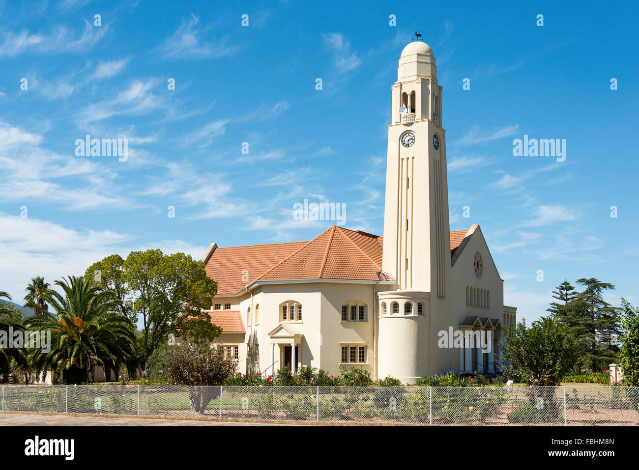 La Iglesia reformada holandesa, Riviersonderend Overberg, Región, Provincia del Cabo Occidental, Sudáfrica Foto de stock