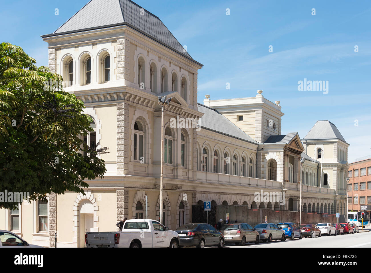 Puerto viejo edificio, Calle Baakens, Port Elizabeth, la Bahía de Nelson Mandela, Municipio de la provincia de Eastern Cape, Sudáfrica Foto de stock