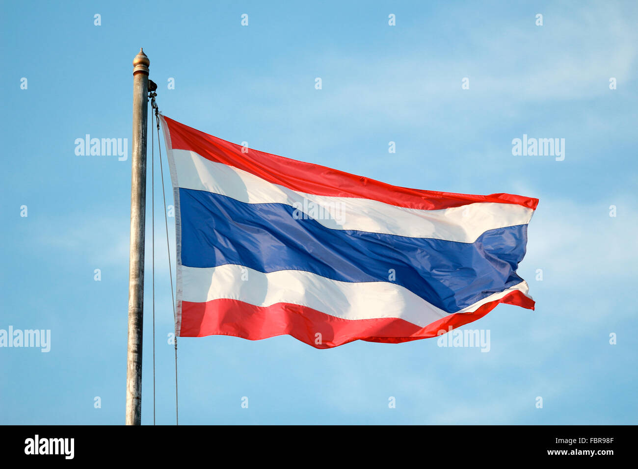 Banderas de Tailandia Foto de stock