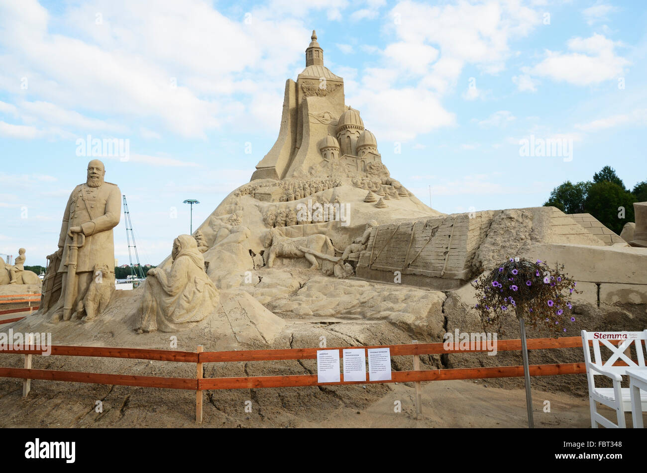 Lappeenranta, Festival de Castillos de Arena. Lappeenranta. Sur de Karelia.  Finlandia. Europa Fotografía de stock - Alamy